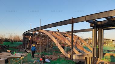 千樹(shù)承建河北園博園木結(jié)構(gòu)建筑在建中，敬請(qǐng)期待成品！